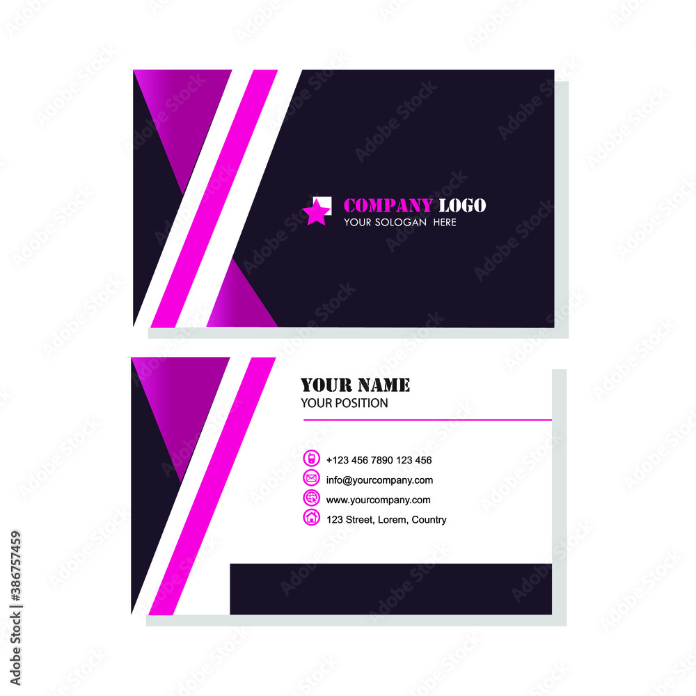 Naklejka premium set of cards Template free vector