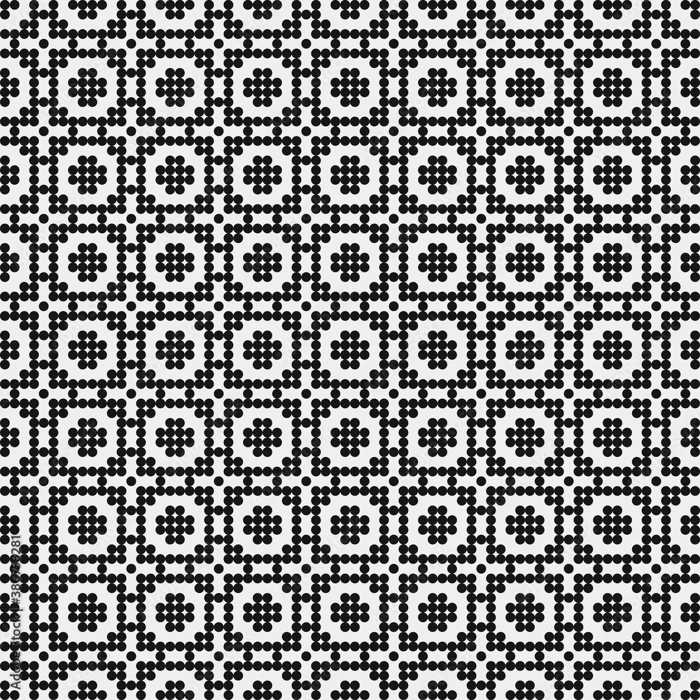 Abstract Cross Pattern Dots Logo generative computational art illustration Abstract Cross Pattern Dots Logo generative computational art illustration