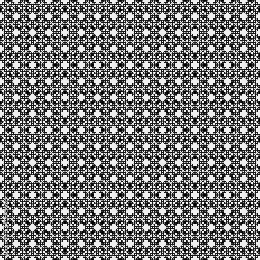 Abstract Cross Pattern Dots Logo generative computational art illustration