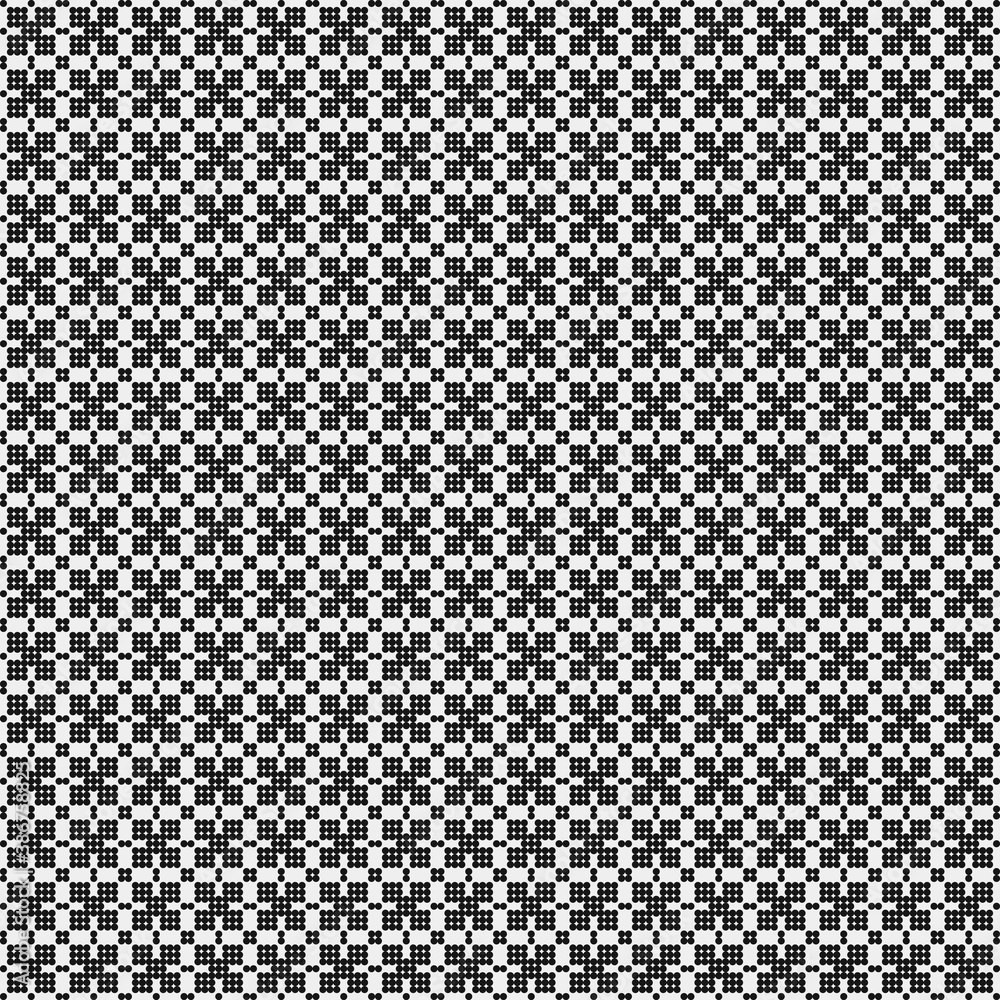 Abstract Cross Pattern Dots Logo generative computational art illustration