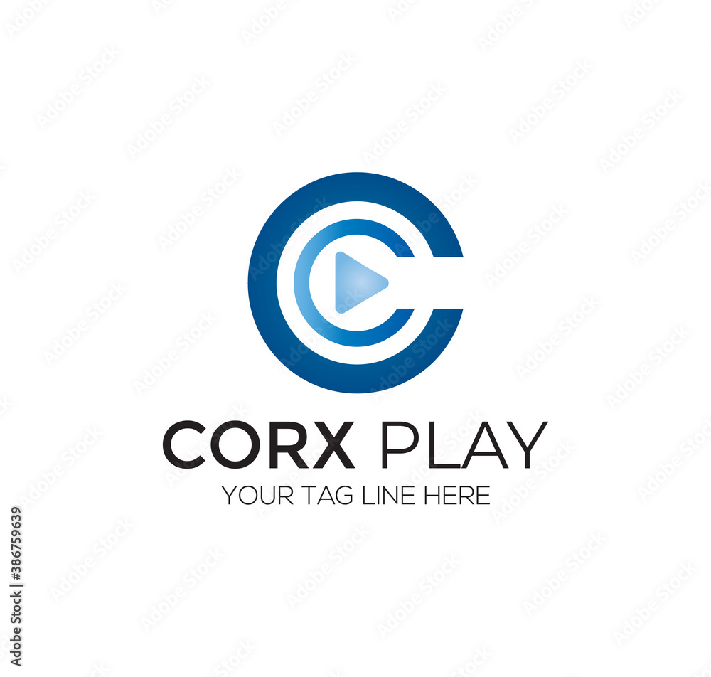 C Alphabet Modern Music Play Concept