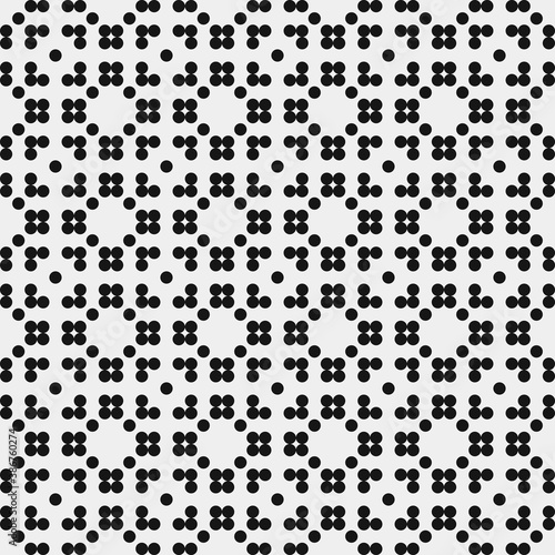 Abstract Cross Pattern Dots Logo generative computational art illustration