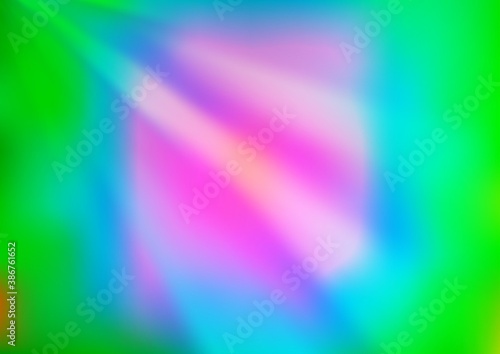 Light Multicolor  Rainbow vector blur pattern.