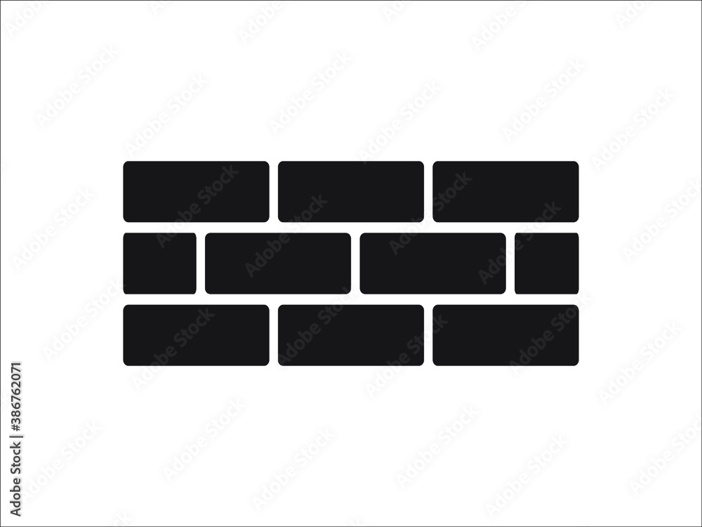 bricks icon vector illustration eps10 bricks icon vector illustration eps10