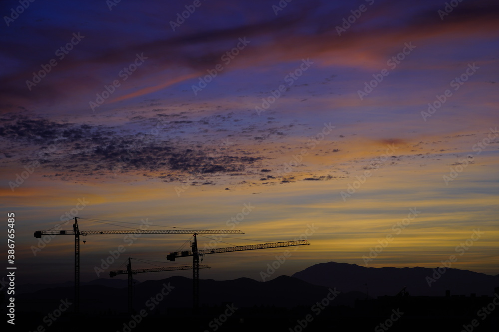 Naklejka premium malaga landscape