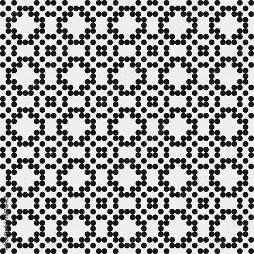 Abstract Cross Pattern Dots Logo generative computational art illustration