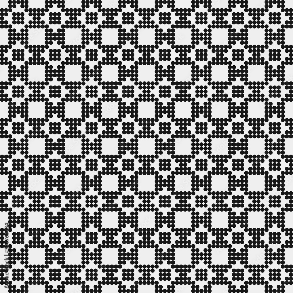 Abstract Cross Pattern Dots Logo generative computational art illustration Abstract Cross Pattern Dots Logo generative computational art illustration