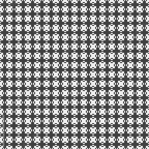 Abstract Cross Pattern Dots Logo generative computational art illustration