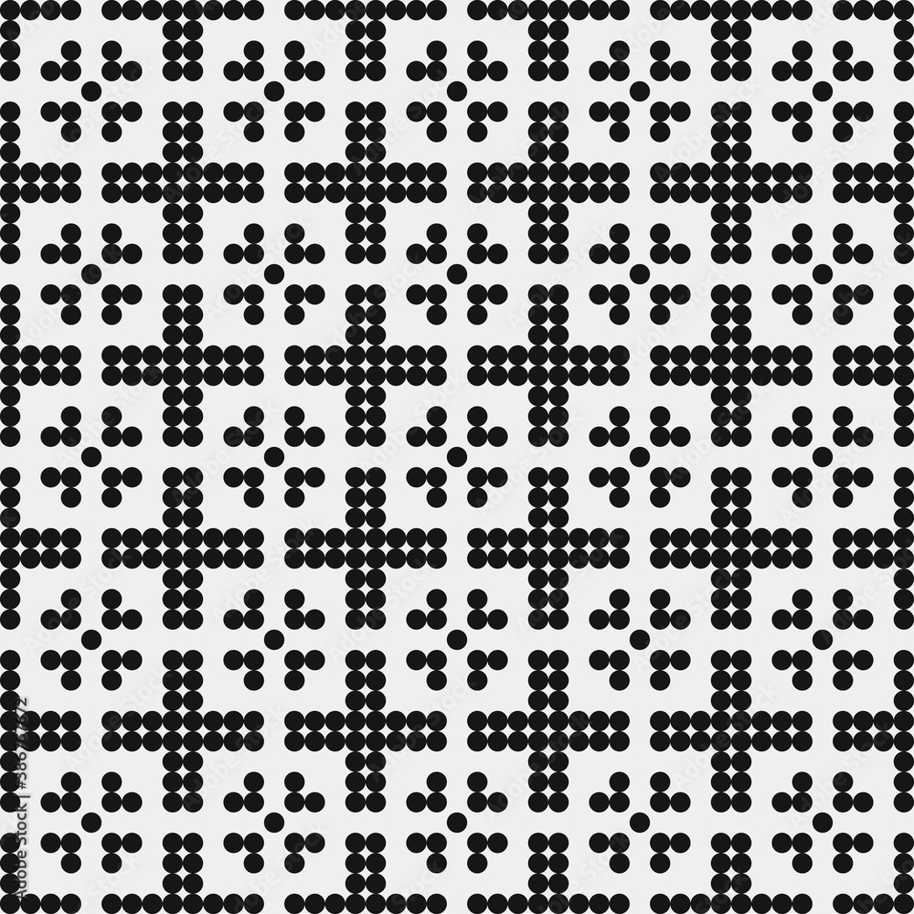Abstract Cross Pattern Dots Logo generative computational art illustration Abstract Cross Pattern Dots Logo generative computational art illustration