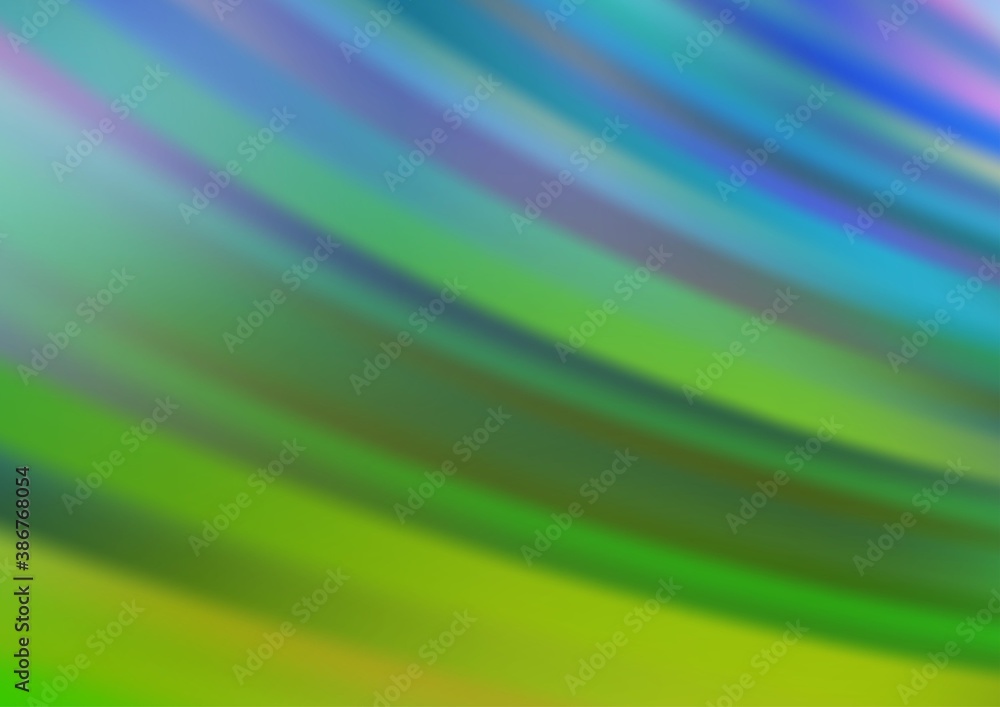 Light Blue, Green vector background with straight lines. Light Blue, Green vector background with straight lines.