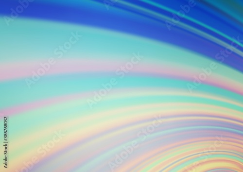 Light Blue, Yellow vector abstract bright background.