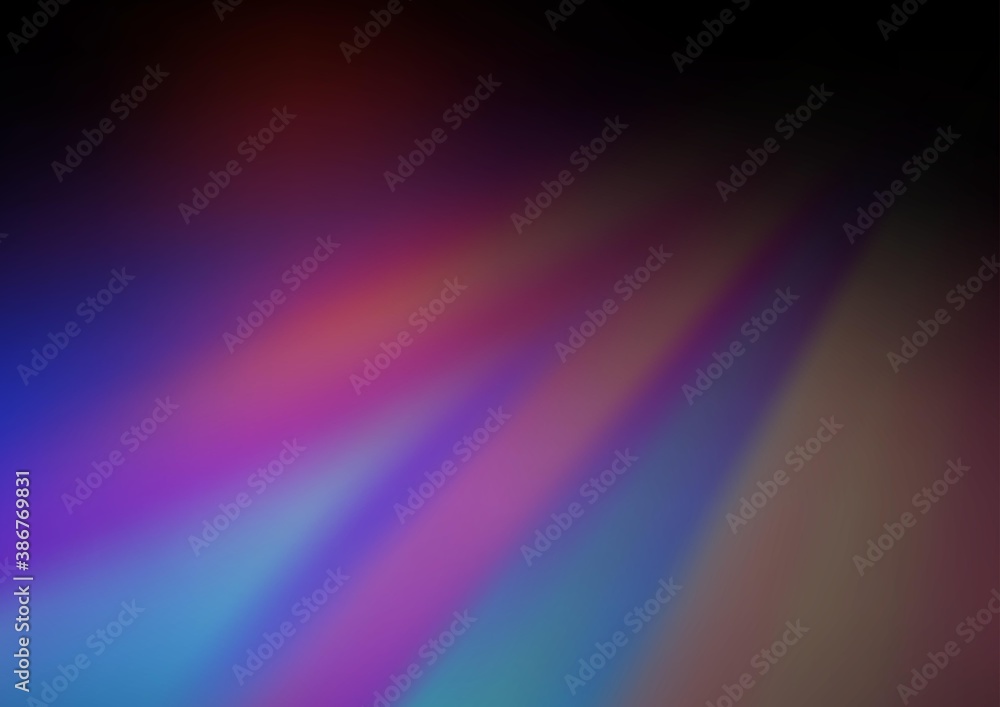 Dark Blue, Red vector abstract bright background.