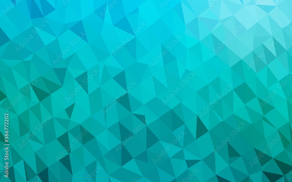 Light BLUE vector blurry triangle texture.