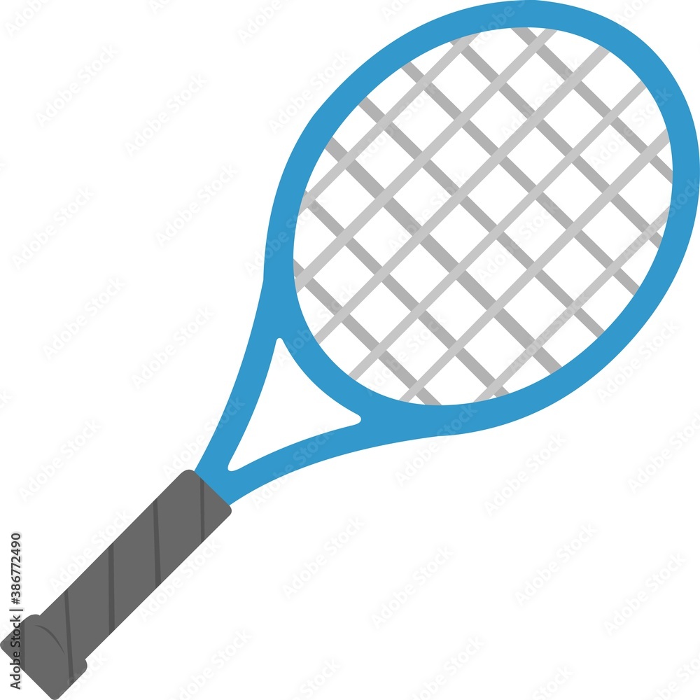 Emoticon Racket Vector emoticon illustration of a tennis racket Stock Vector | Adobe Stock