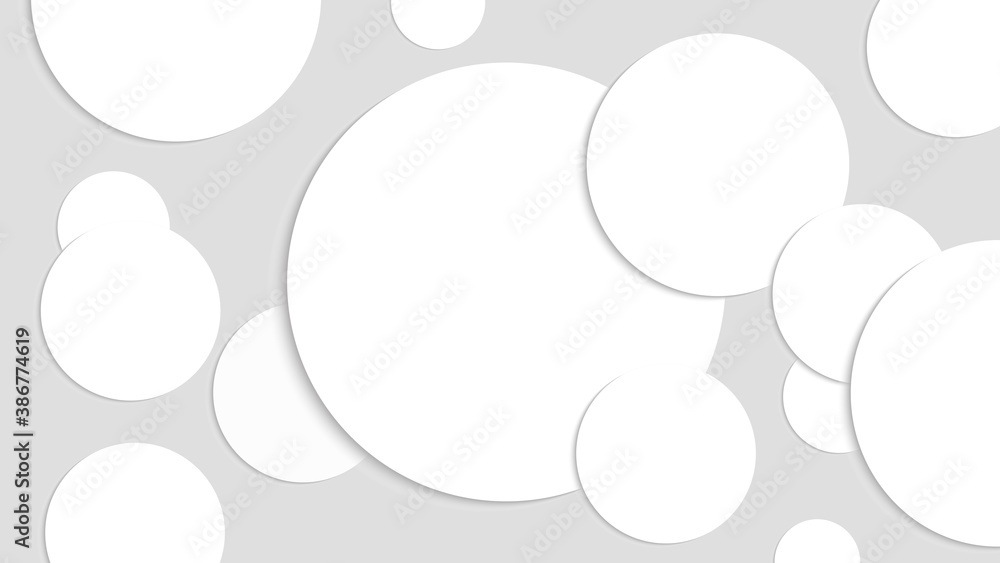 Paper cut circle on a grey background. Round vector banners. Polka dot background .Vector illustration Paper cut circle on a grey background. Round vector banners. Polka dot background .Vector illustration