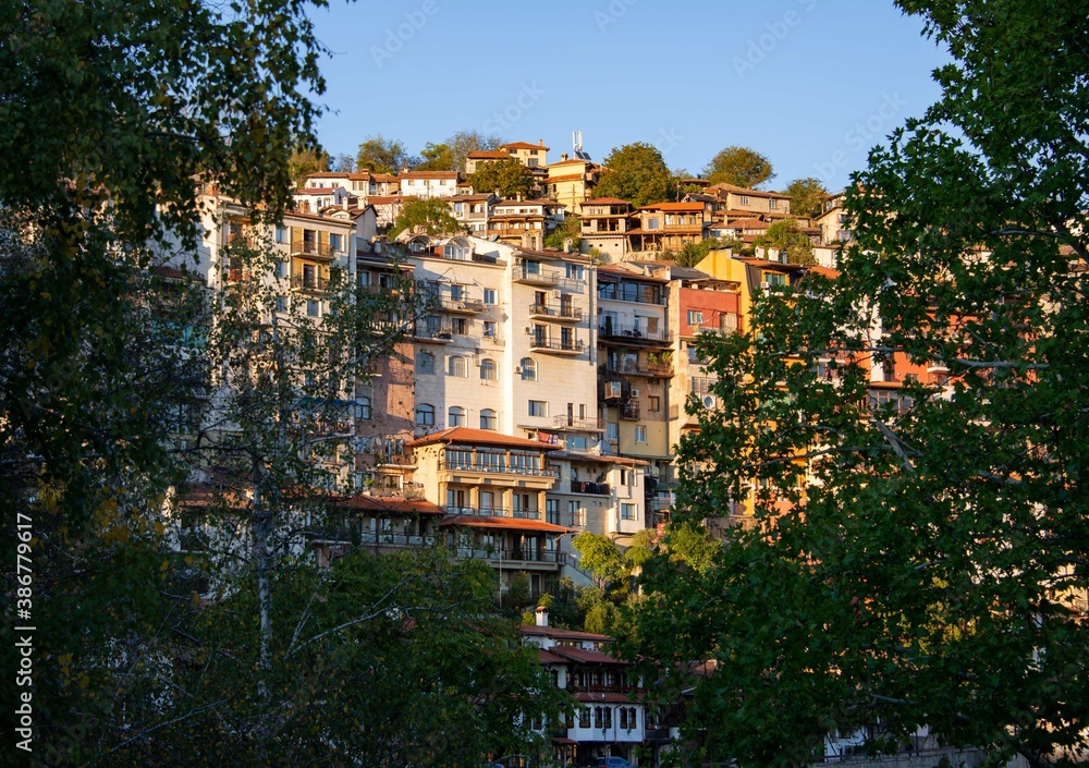 Obraz premium Cityscape from the medieval Bulgarian capital Veliko Tarnovo