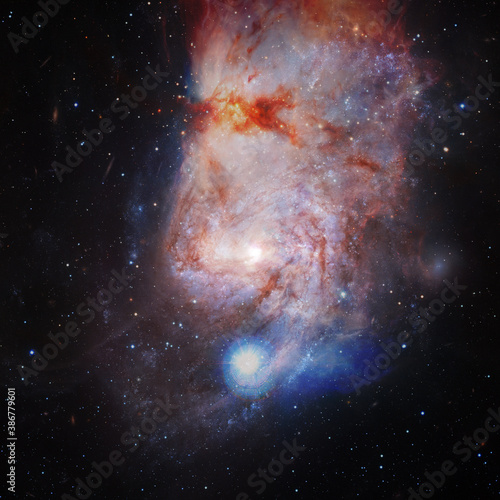 Fototapeta Naklejka Na Ścianę i Meble -  Spiral Galaxy. Elements of this image furnished by NASA