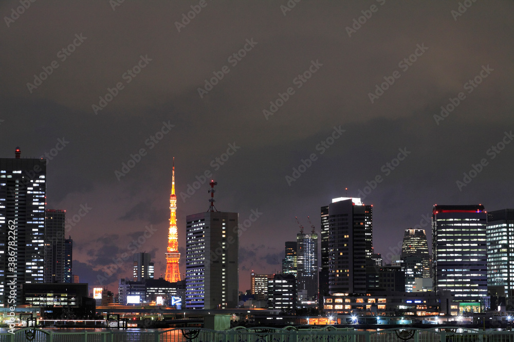 東京タワー都心夜景