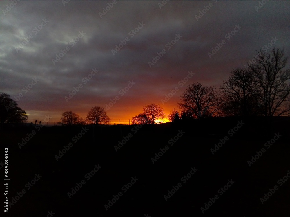 Sonnenaufgang am Herbsanfang