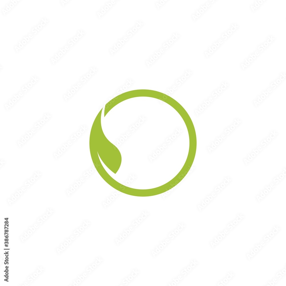 eco leaf Nature template logo vector icon illustration eco leaf Nature template logo vector icon illustration