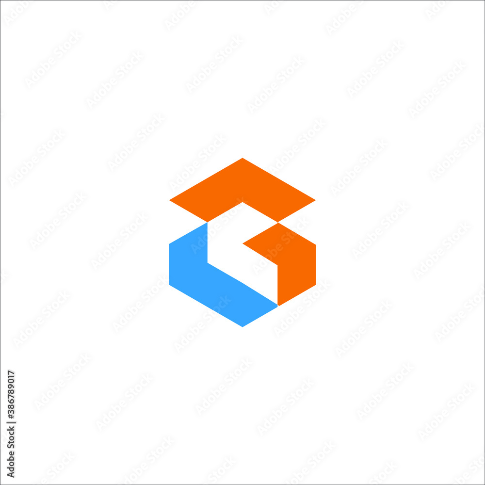 illustration font g templet icon vector illustration font g templet icon vector
