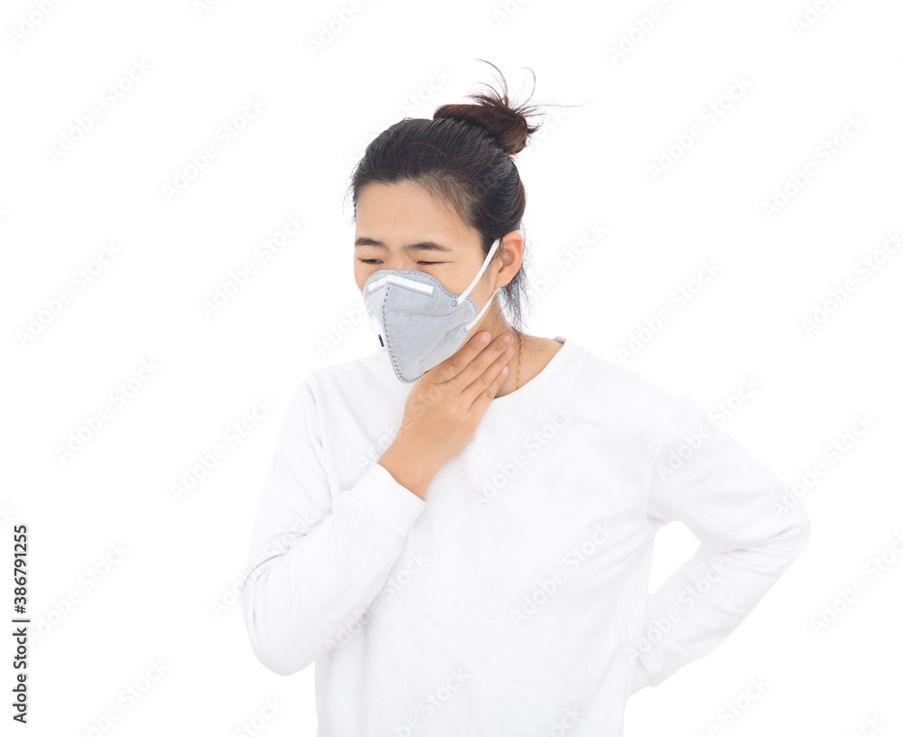 Women with respiratory or lung disease have uncomfortable throat Women with respiratory or lung disease have uncomfortable throat