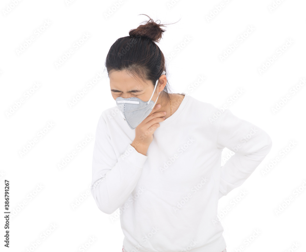 Women with respiratory or lung disease have uncomfortable throat Women with respiratory or lung disease have uncomfortable throat