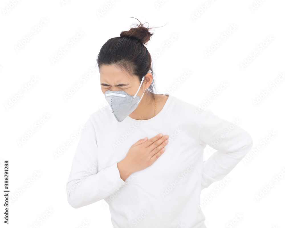Women with respiratory or lung disease have uncomfortable throat Women with respiratory or lung disease have uncomfortable throat