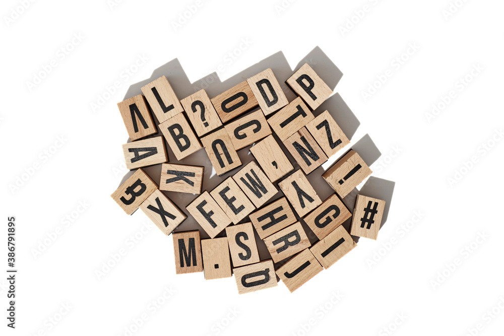 Naklejka premium Letters Of The Alphabet