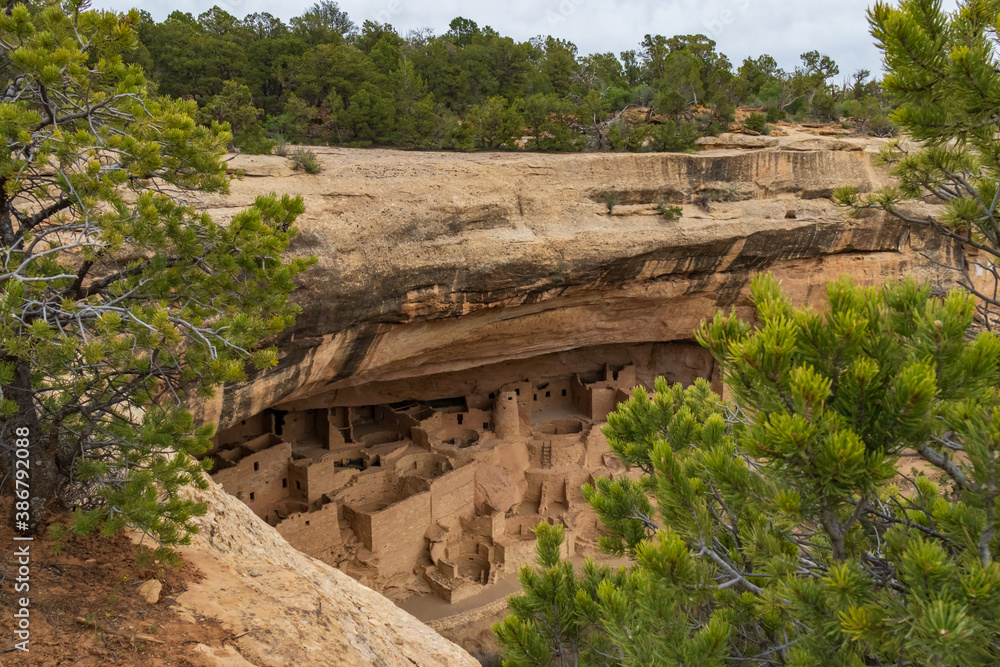 Cliff Palace, dwellings at Mesa Verde National Park
