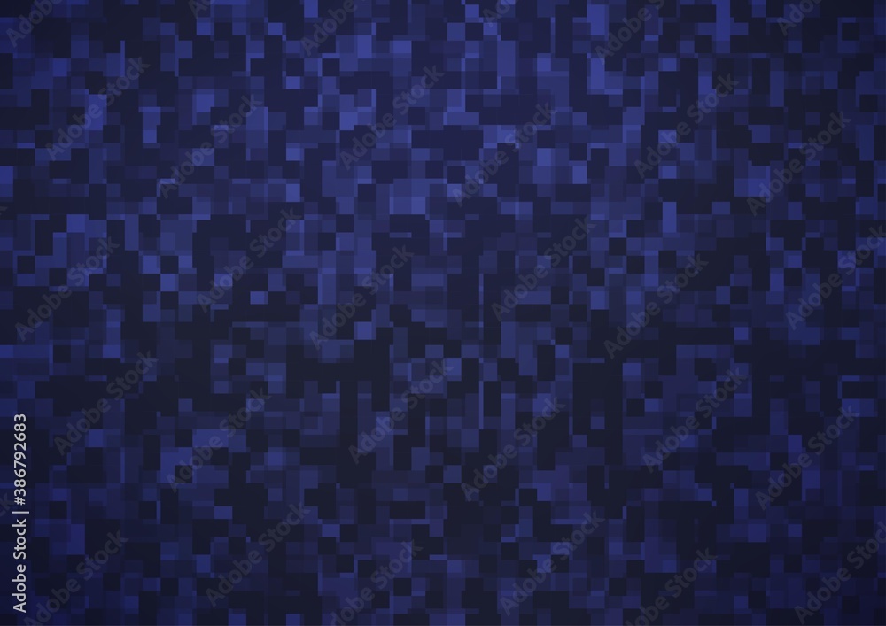 Dark BLUE vector texture in rectangular style.