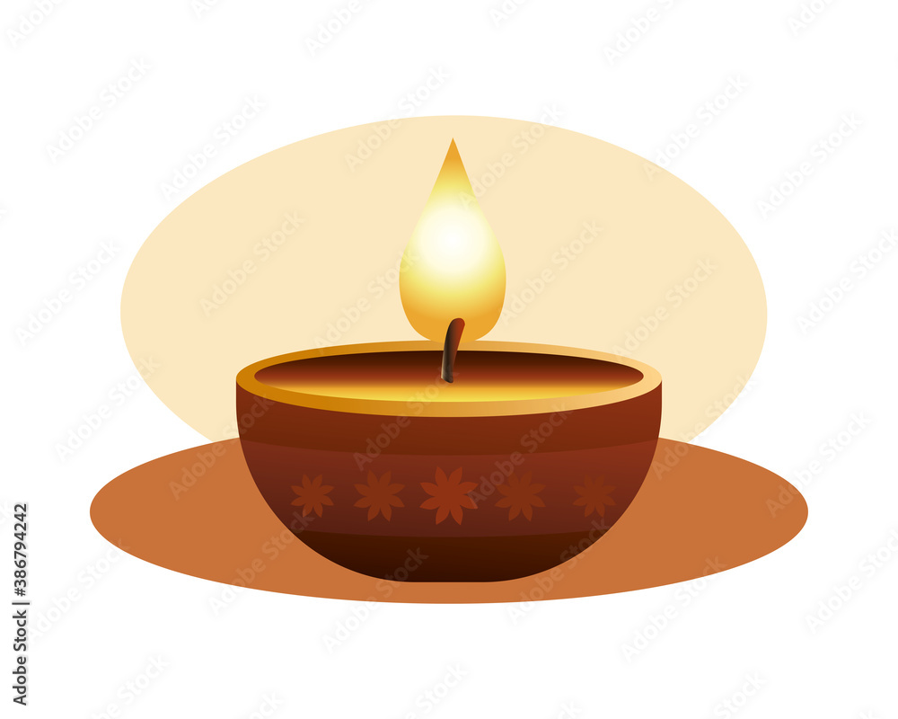 hindu religion candle wooden icon hindu religion candle wooden icon