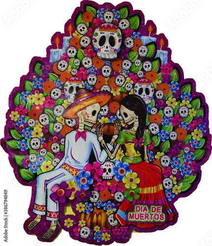 day of the dead skull