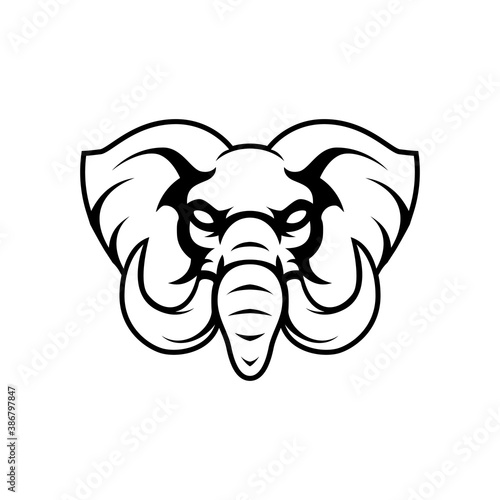 elephant head logo