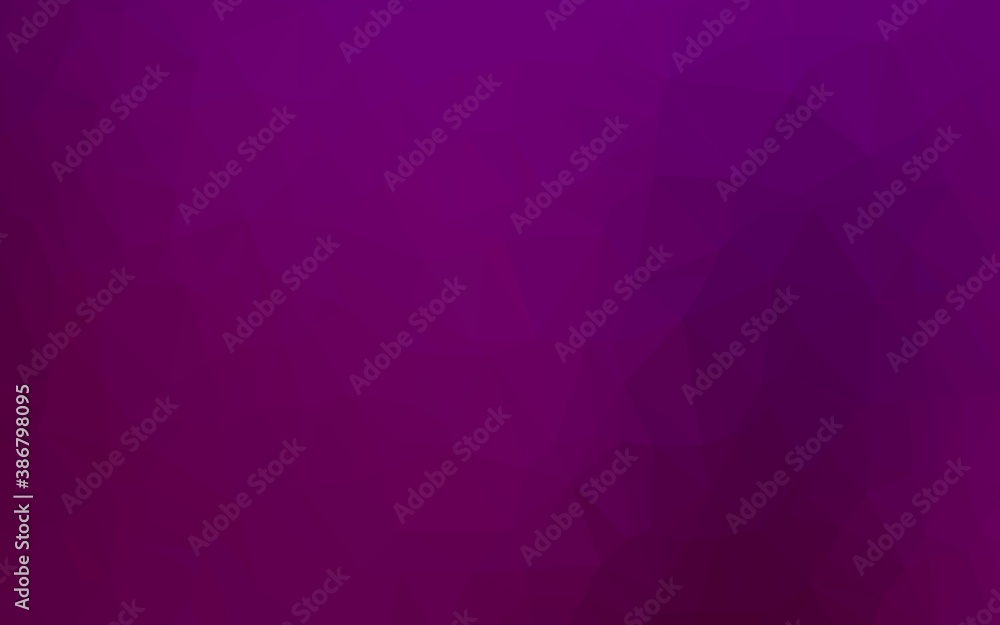 Dark Purple vector polygon abstract background. Dark Purple vector polygon abstract background.