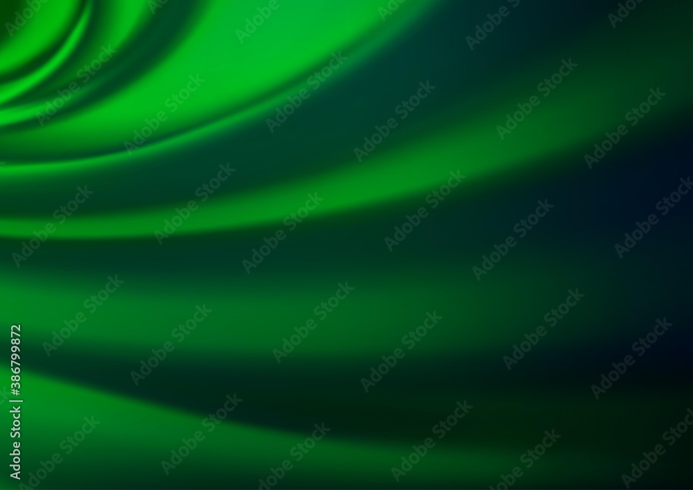 Fototapeta premium Light Green vector abstract bokeh pattern.