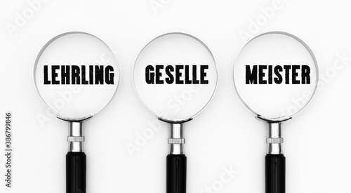 Lehrling Geselle Meister photo