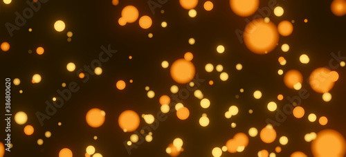 Abstract bokeh lights soft focus  Defocused bokeh lights background  Ember light effect  Christmas and New Year holidays