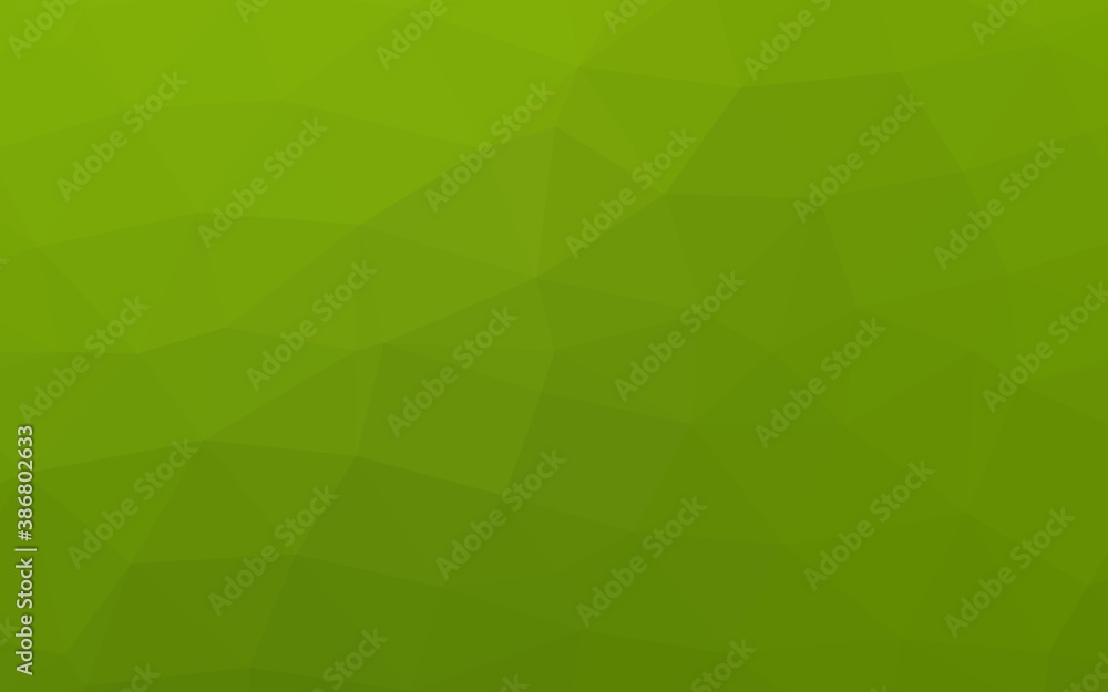 Light Green vector polygon abstract backdrop. Light Green vector polygon abstract backdrop.