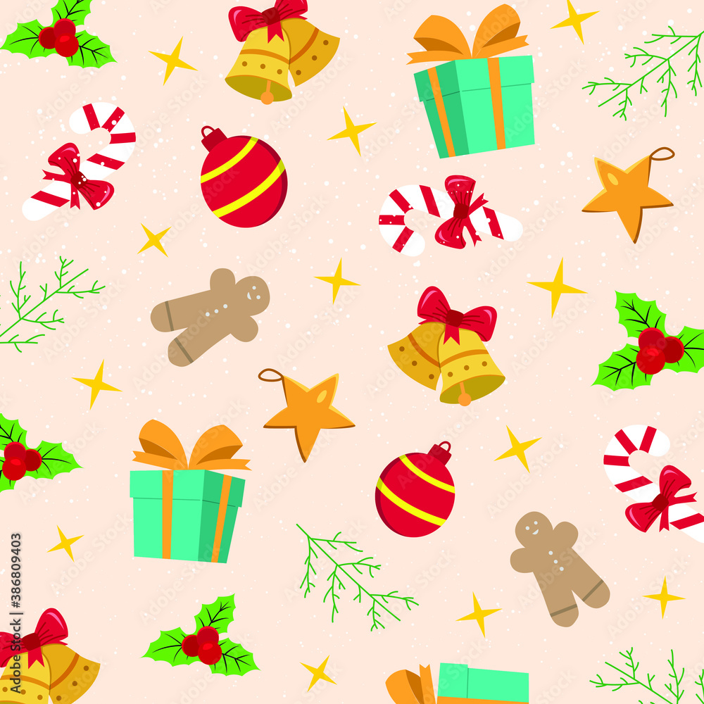 seamless pattern with christmas gifts seamless pattern with christmas gifts