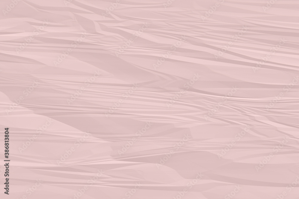 Fototapeta premium crumpled pink paper background close up