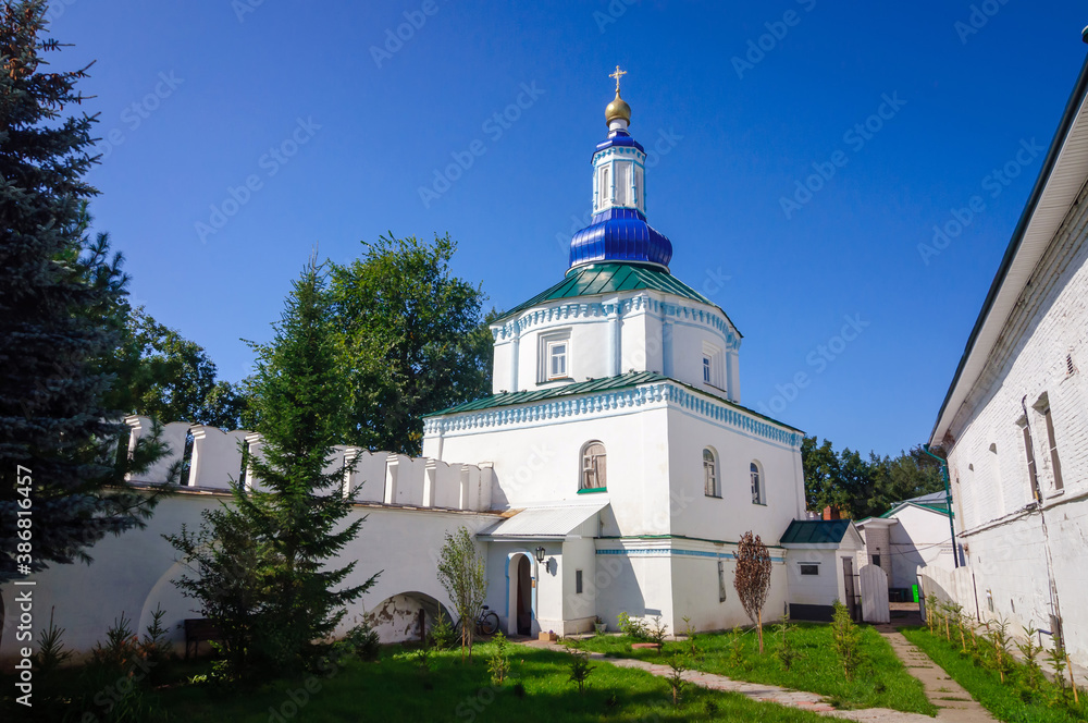 Chapel of the Raif monastery, Kazan, Russia.