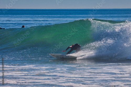 Photography Surfing the Rincon Classic surfing contest in California in 2009