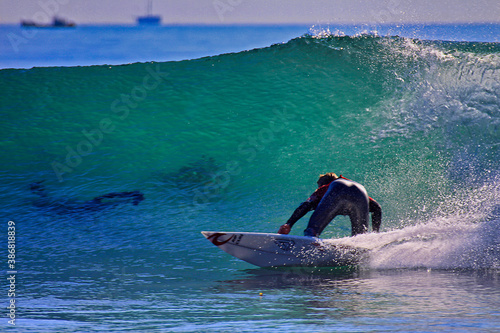 Photography Surfing the Rincon Classic surfing contest in California in 2009