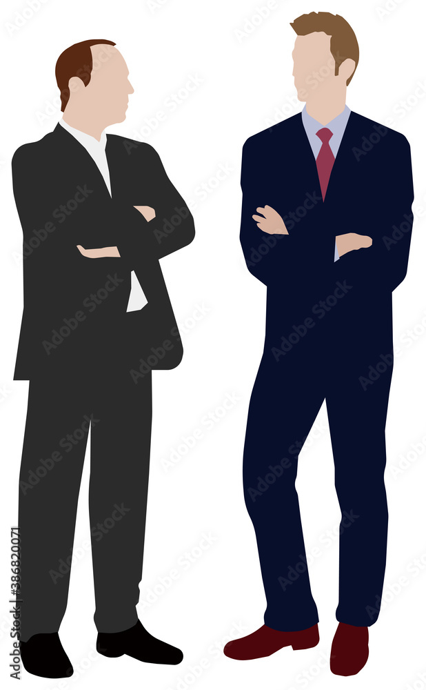 People (daily common life ) silhouette vector illustration / business person