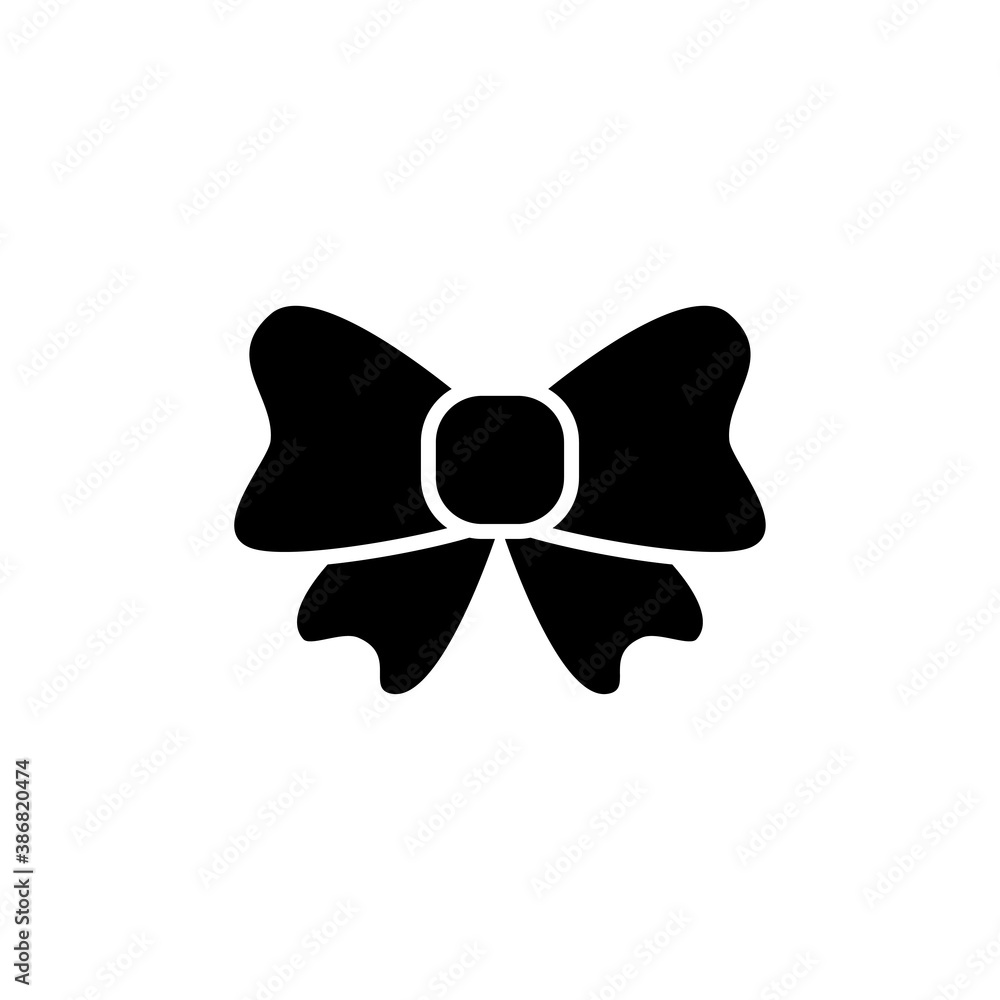Fototapeta premium bow icon vector symbol template