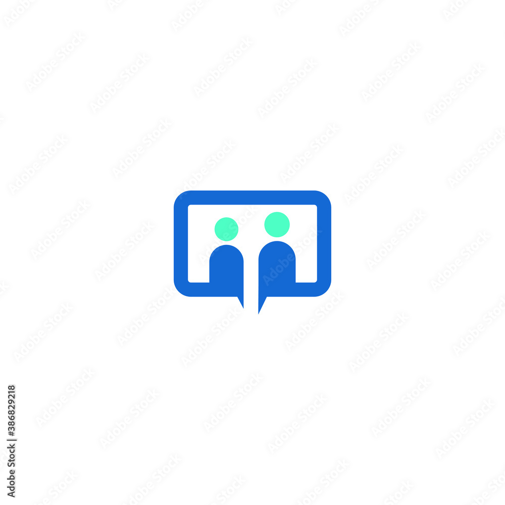 communication icon logo communication icon logo
