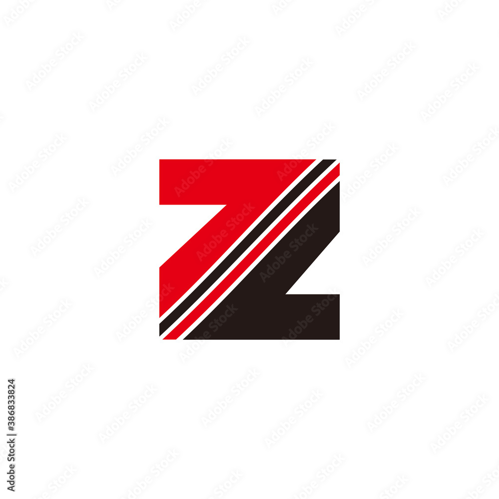 abstract letter 7L opposite arrow colorful geometric logo vector abstract letter 7L opposite arrow colorful geometric logo vector