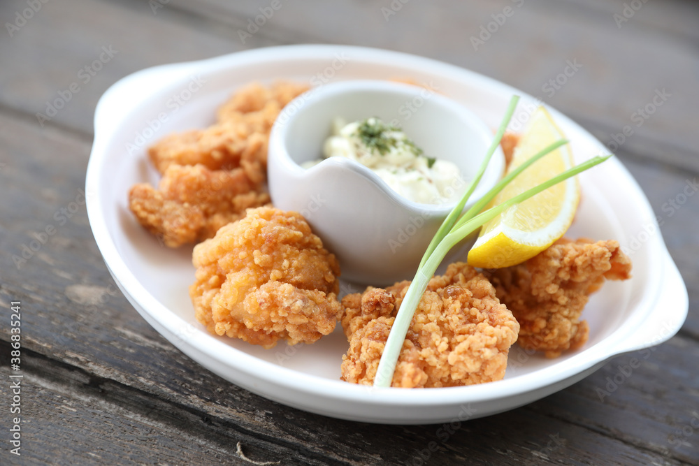 Fried chicken Japanese style karaage Fried chicken Japanese style karaage