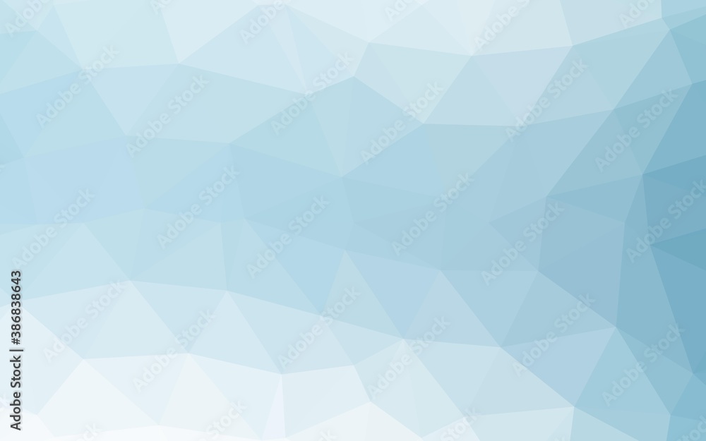 Light BLUE vector blurry triangle template. Light BLUE vector blurry triangle template.